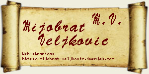 Mijobrat Veljković vizit kartica